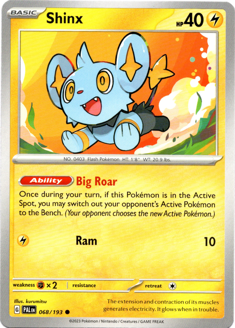 Shinx - 068/193 - Paldea Evolved - Card Cavern