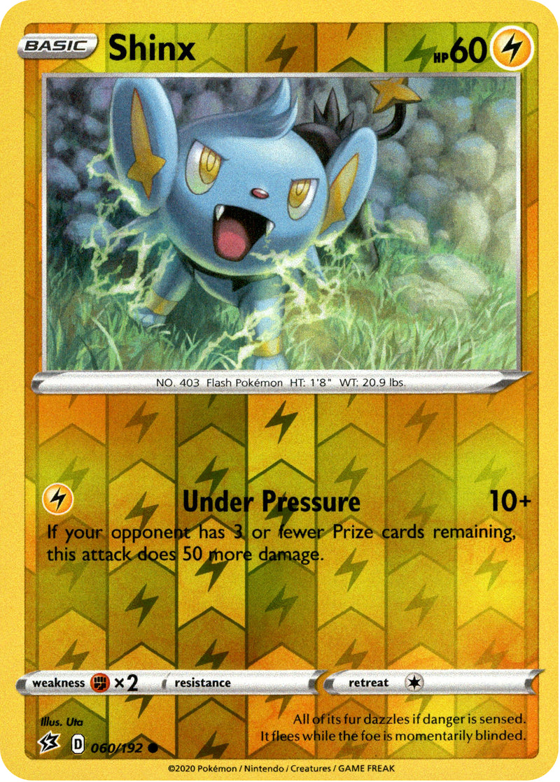 Shinx - 60/192 - Rebel Clash - Reverse Holo - Card Cavern