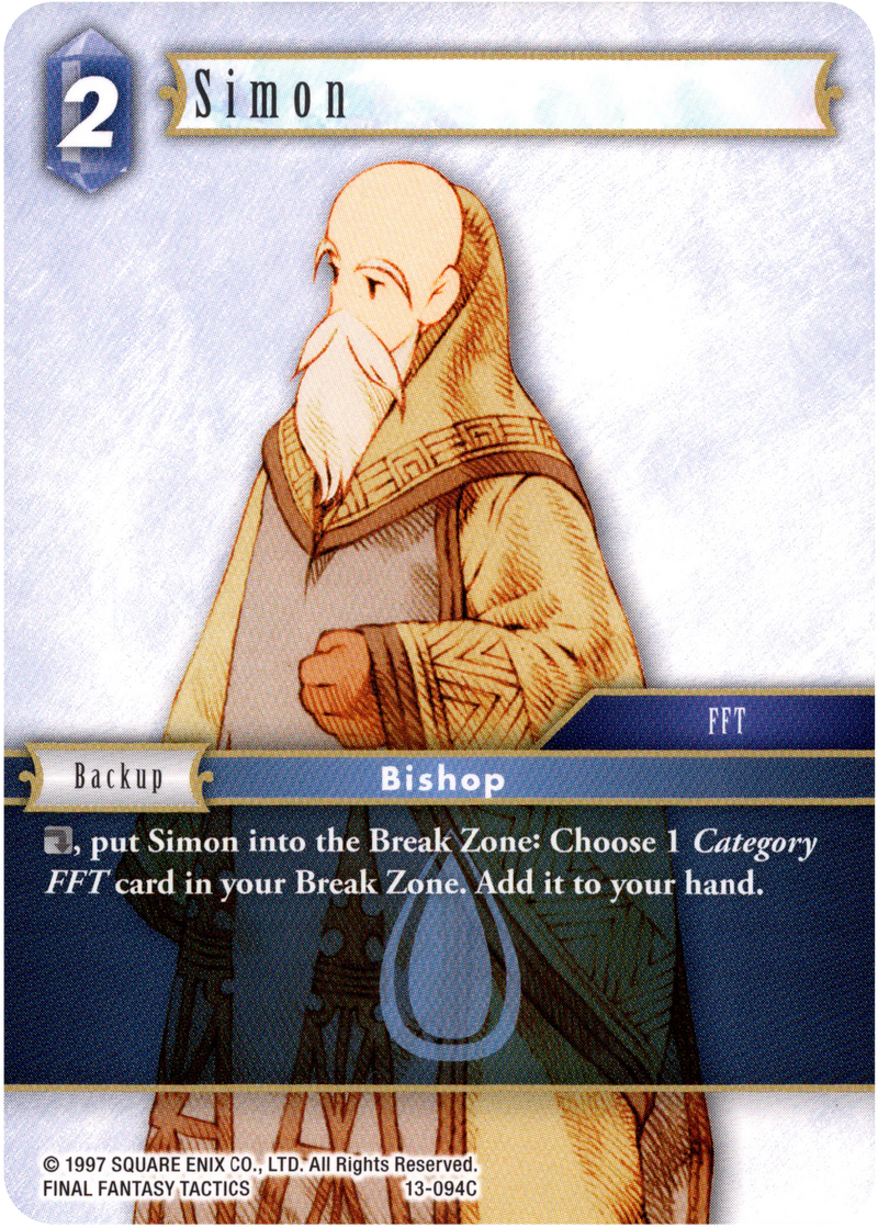 Simon - 13-094C - Opus XIII - Card Cavern