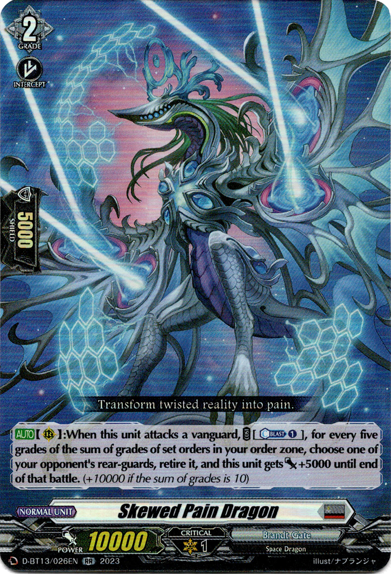 Skewed Pain Dragon - D-BT13/026EN - Flight of Chakrabarthi - Card Cavern