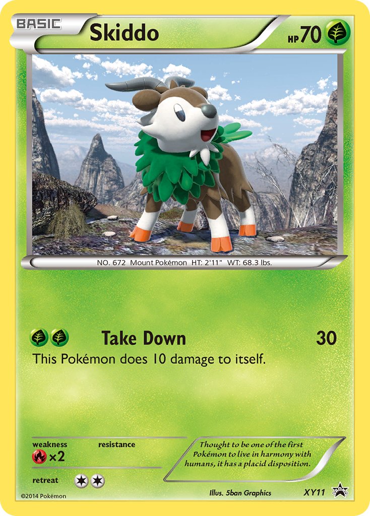 Skiddo - XY11 - XY Promo - Card Cavern