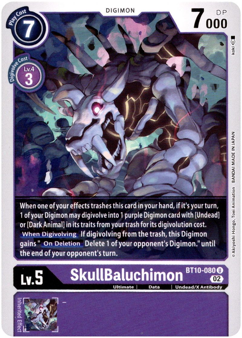 SkullBaluchimon - BT10-080 U - Xros Encounter - Card Cavern