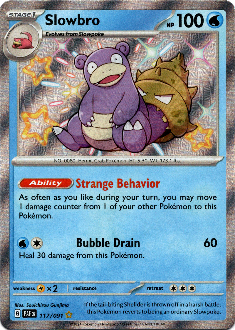 Slowbro - 117/091 - Paldean Fates - Holo - Card Cavern