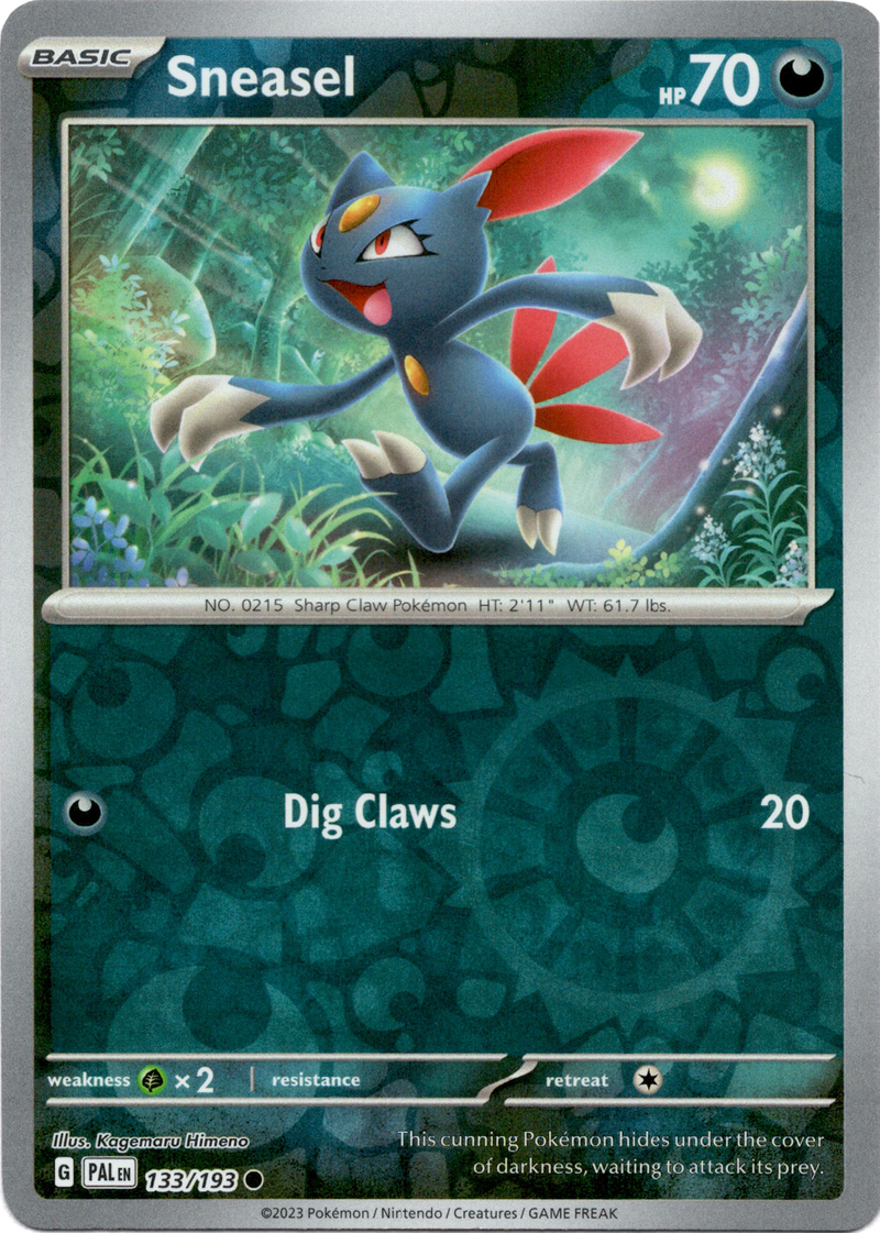 Sneasel - 133/193 - Paldea Evolved - Reverse Holo - Card Cavern