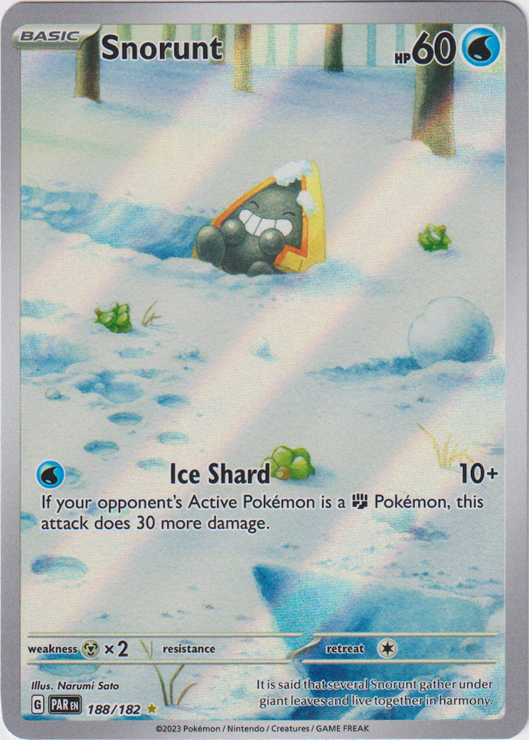 Snorunt - 188/182 - Paradox Rift - Holo - Card Cavern