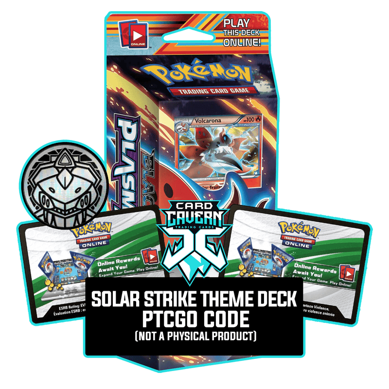 Solar Strike Theme Deck - Plasma Blast - PTCGO Code - Card Cavern