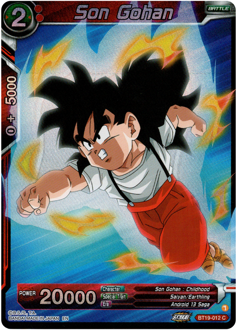 Son Gohan - BT19-012 - Fighter's Ambition - Foil - Card Cavern