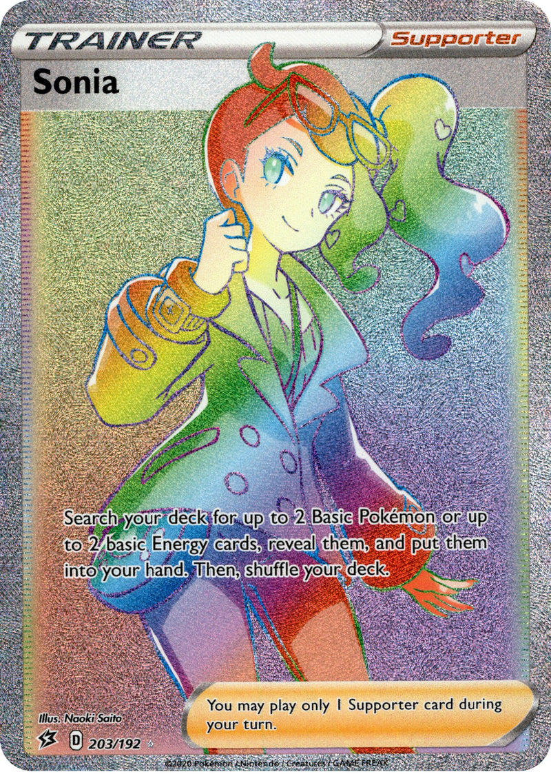 Sonia Hyper Rare - 203/192 - Rebel Clash - Card Cavern