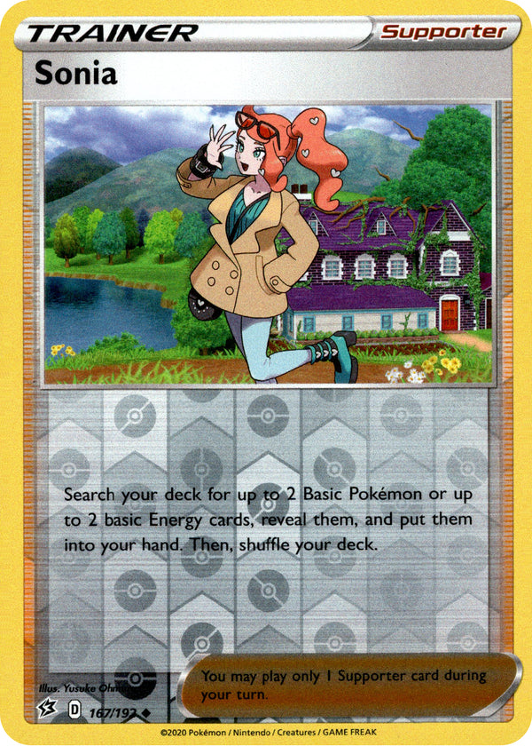 Sonia - 167/192 - Rebel Clash - Reverse Holo - Card Cavern