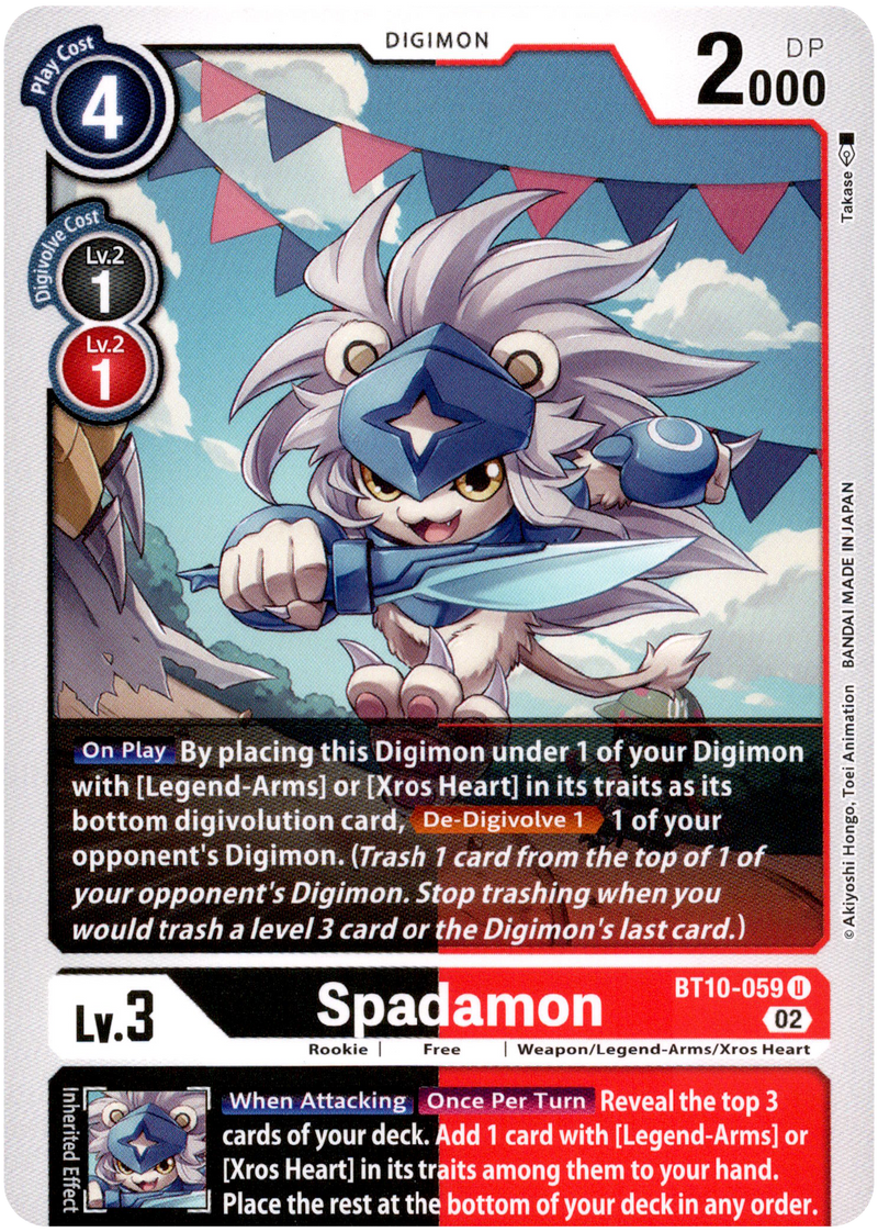 Spadamon - BT10-059 U - Xros Encounter - Card Cavern