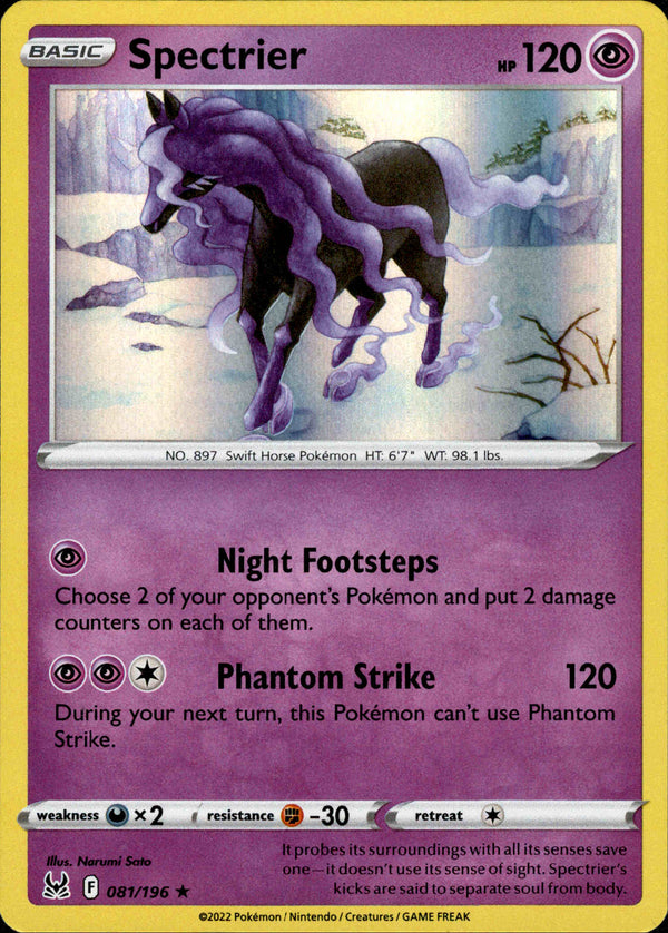 Spectrier - 081/196 - Lost Origin - Holo - Card Cavern