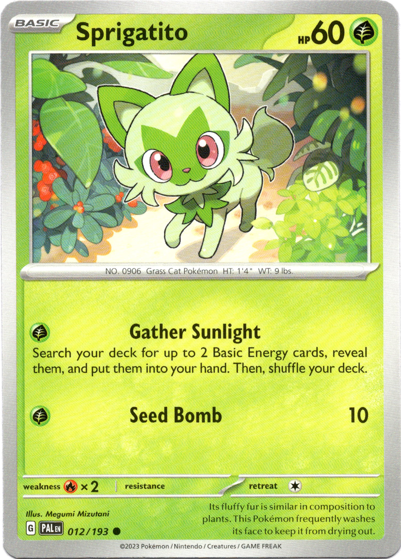 Sprigatito - 012/193 - Paldea Evolved - Card Cavern