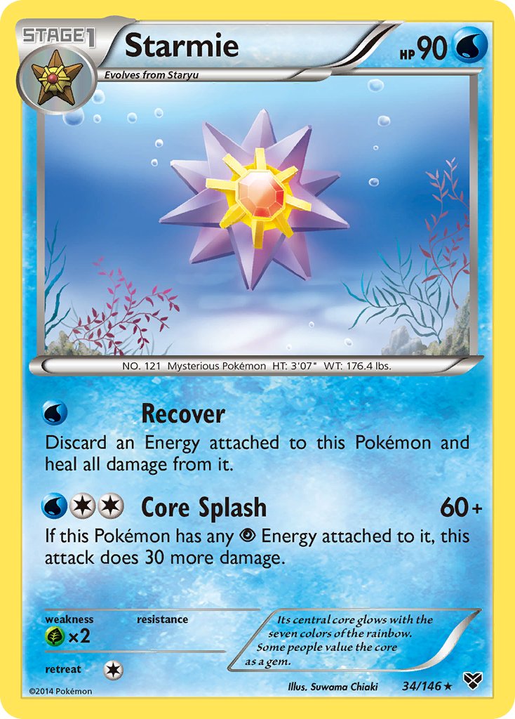 Starmie - 34/146 - XY Base - Card Cavern