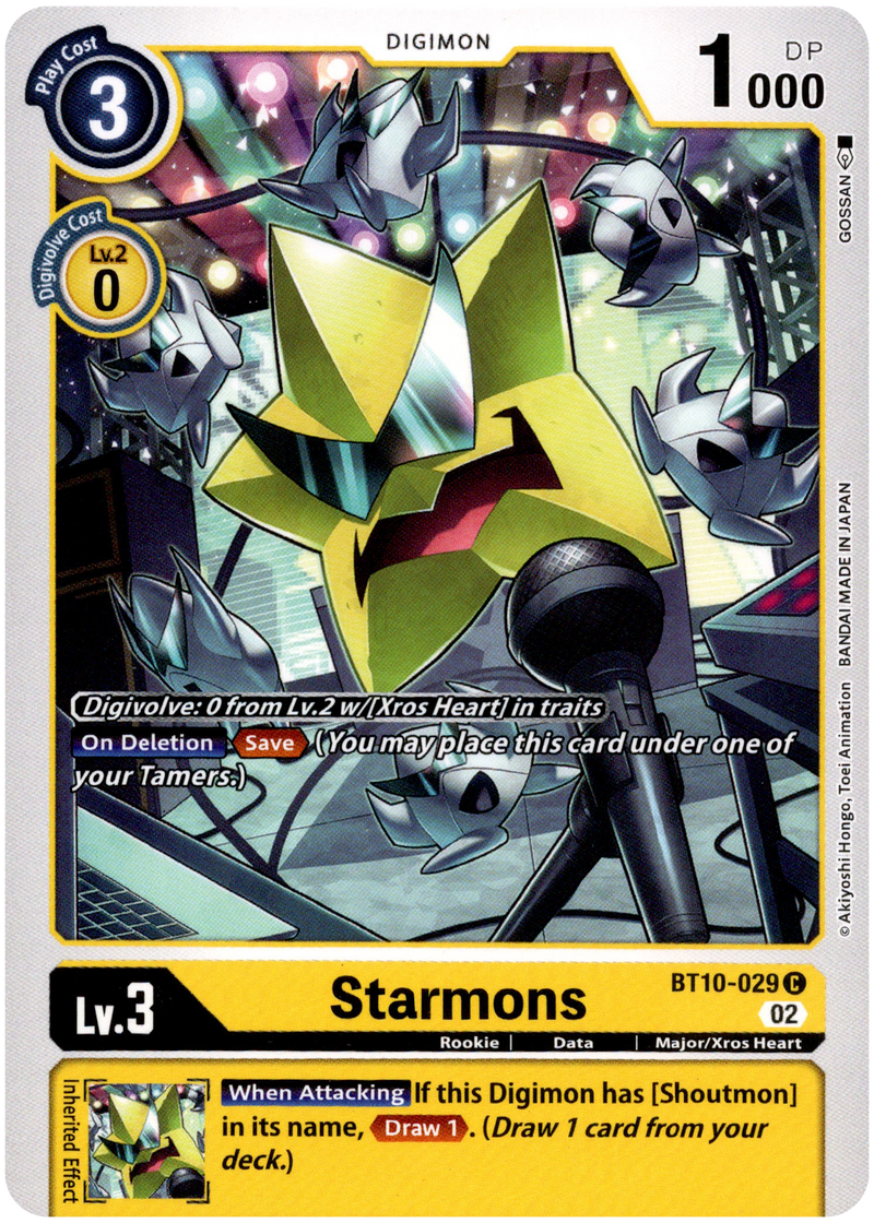 Starmons - BT10-029 C - Xros Encounter - Card Cavern