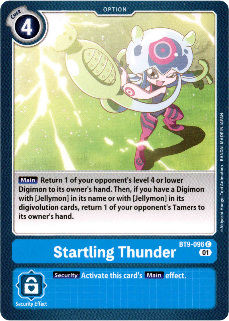 Startling Thunder - BT9-096 C - X Record - Card Cavern