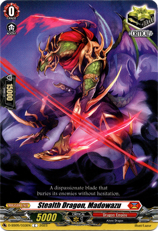 Stealth Dragon, Madowazu - D-SS05/033EN - Festival Booster 2023 - Card Cavern