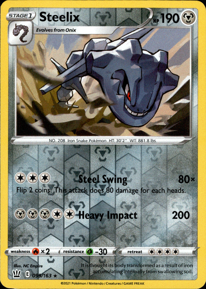 Steelix - 099/163 - Battle Styles - Reverse Holo - Card Cavern