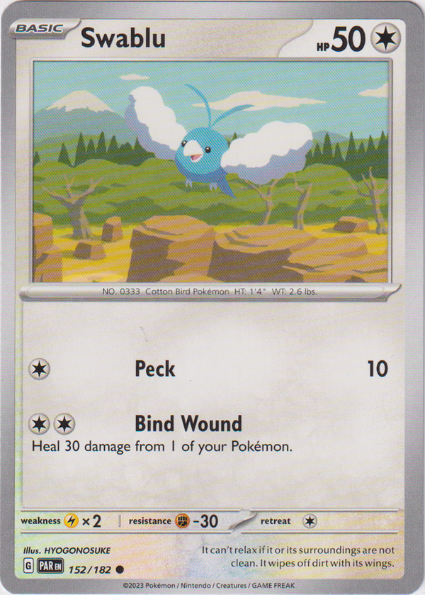 Swablu - 152/182 - Paradox Rift - Card Cavern