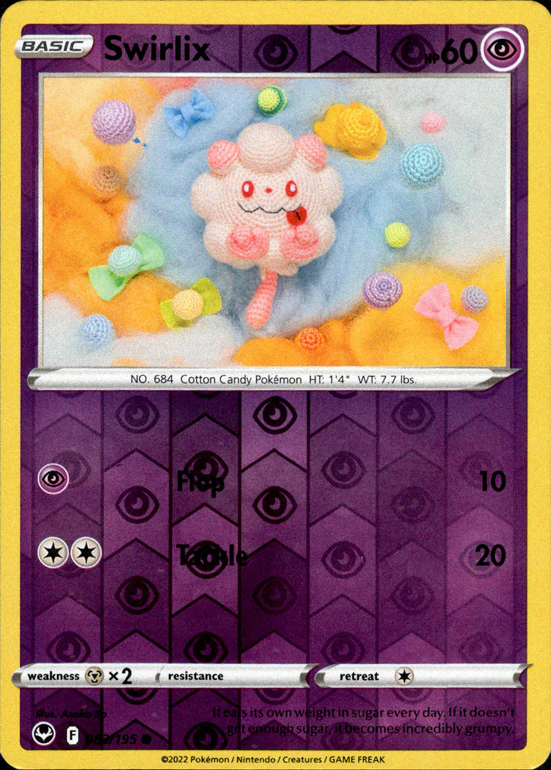 Swirlix - 083/195 - Silver Tempest - Reverse Holo - Card Cavern