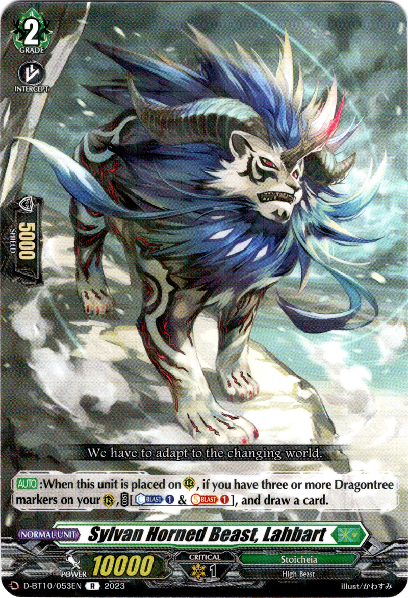 Sylvan Horned Beast, Lahbart - D-BT10/053EN - Dragon Masquerade - Card Cavern