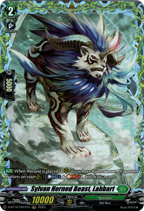 Sylvan Horned Beast, Lahbart - D-BT10/FR37EN - Dragon Masquerade - Card Cavern