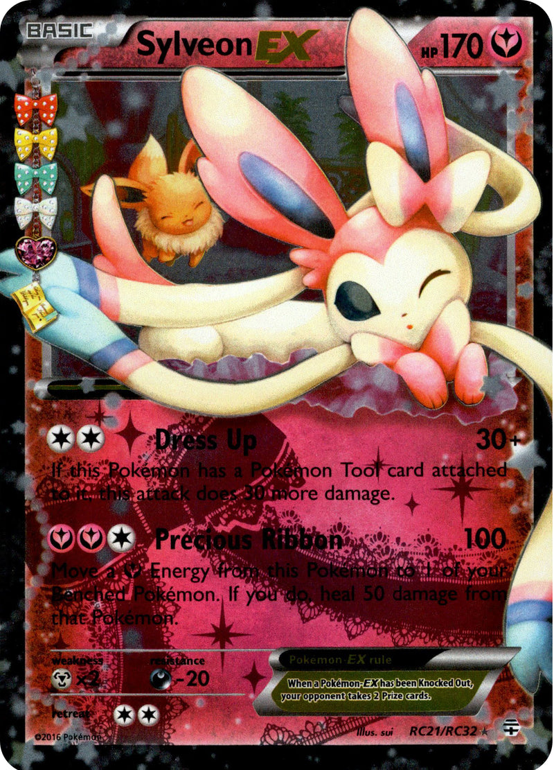 Sylveon EX - RC21/RC32 - Generations: Radiant Collection – Card Cavern  Trading Cards, LLC