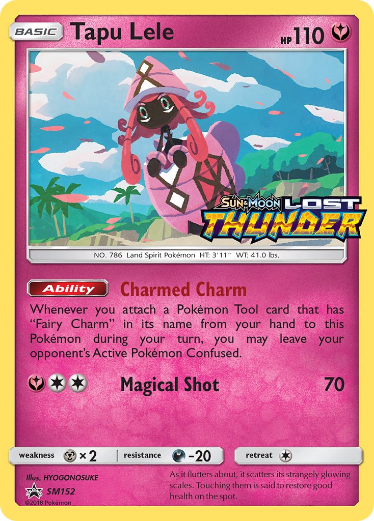 Tapu Lele Prerelease - SM152 - Sun & Moon Promo - Card Cavern