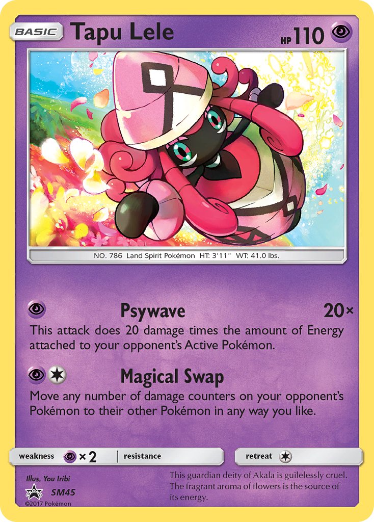 Tapu Lele - SM45 - Sun & Moon Promo - Card Cavern