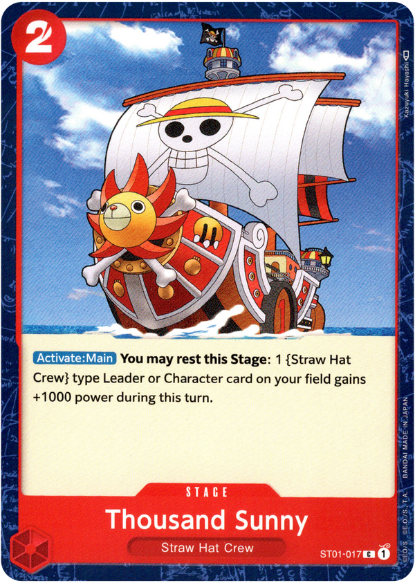 Thousand Sunny - ST01-017 C - Starter Deck - Card Cavern