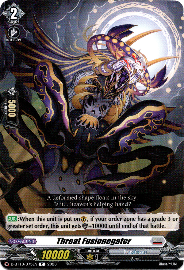 Threat Fusionegater - D-BT10/075EN - Dragon Masquerade - Card Cavern