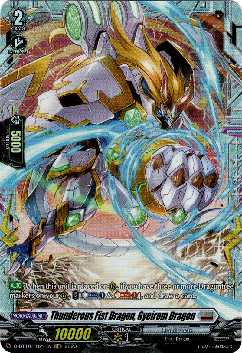 Thunderous Fist Dragon, Gyeirom Dragon - D-BT10/FR21EN - Dragon Masquerade - Card Cavern