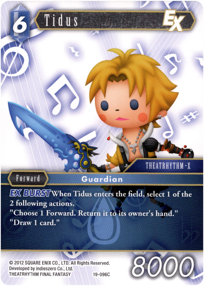 Tidus EX - 19-096C - From Nightmares - Card Cavern