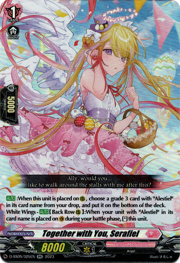 Together with You, Serafiel - D-SS05/025EN - Festival Booster 2023 - Card Cavern