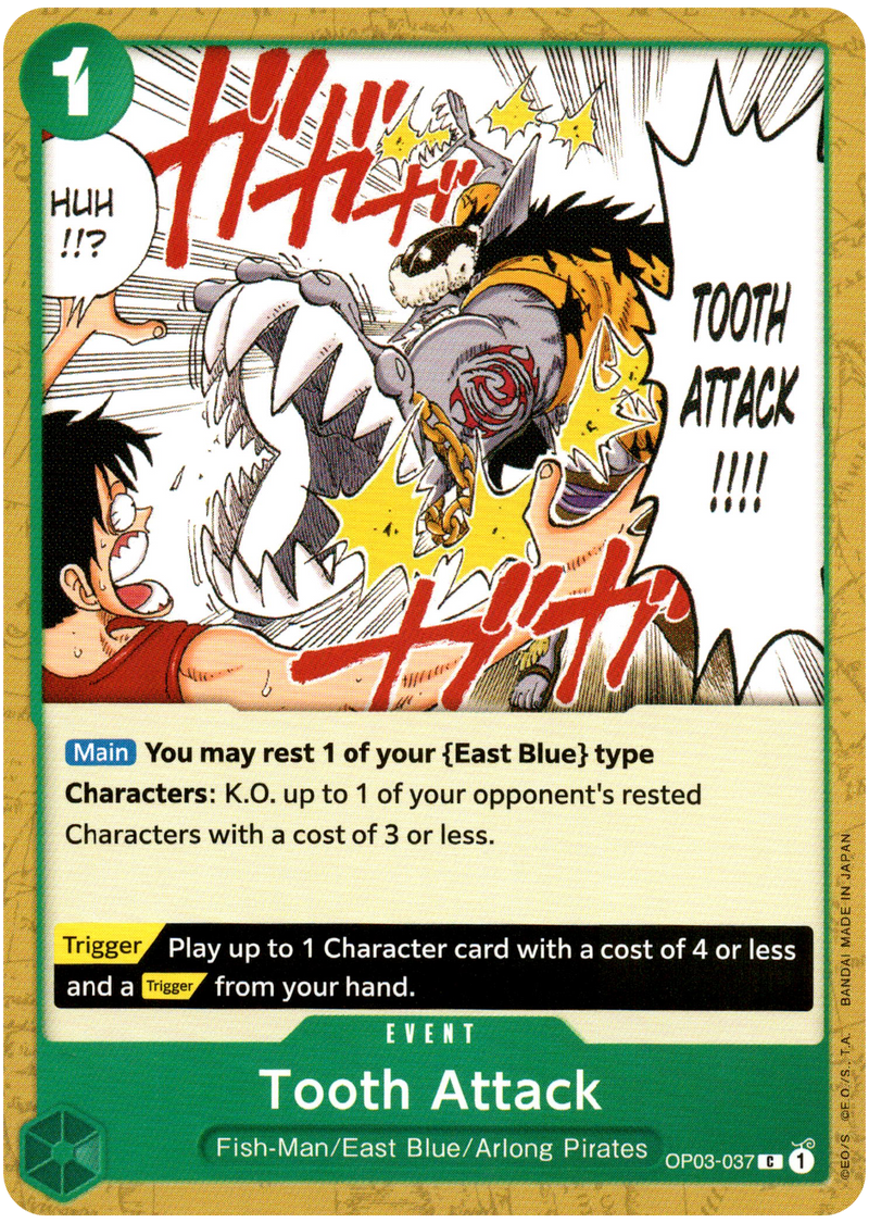 Tooth Attack - OP03-037 C - Pillars of Strength - Card Cavern