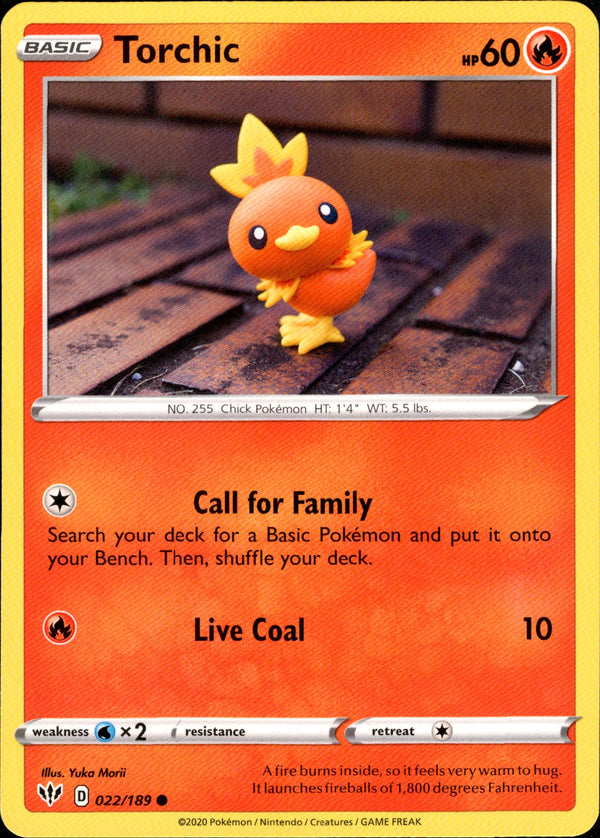 Torchic - 22/189 - Darkness Ablaze - Card Cavern