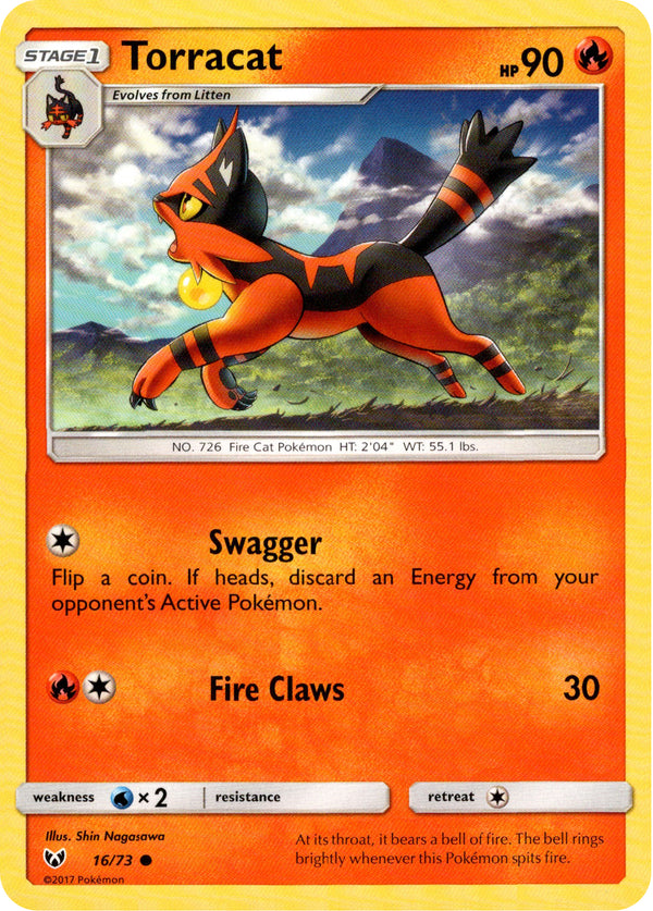 Torracat - 16/73 - Shining Legends - Card Cavern