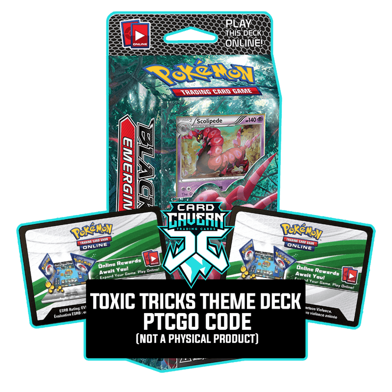 Toxic Tricks Theme Deck - Emerging Powers - PTCGO Code - Card Cavern