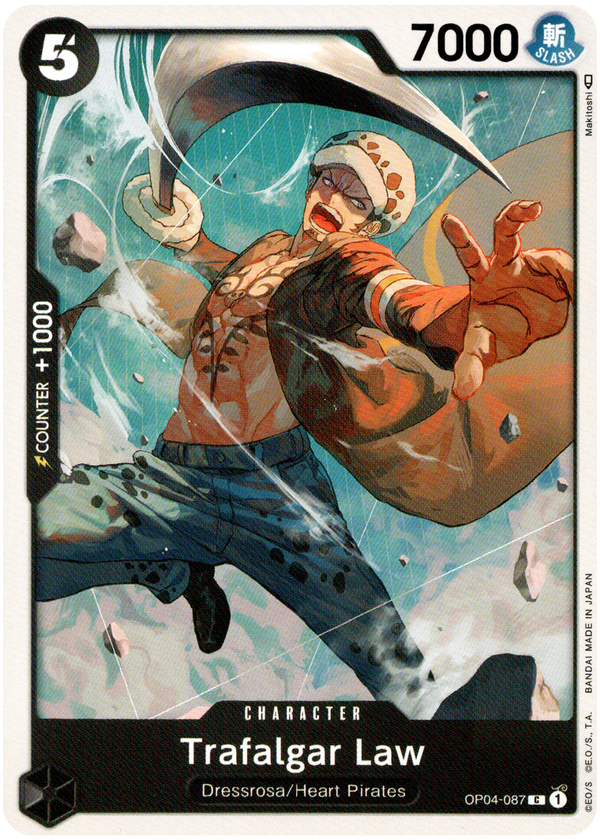 Trafalgar Law - OP04-087 C - Kingdoms of Intrigue - Card Cavern