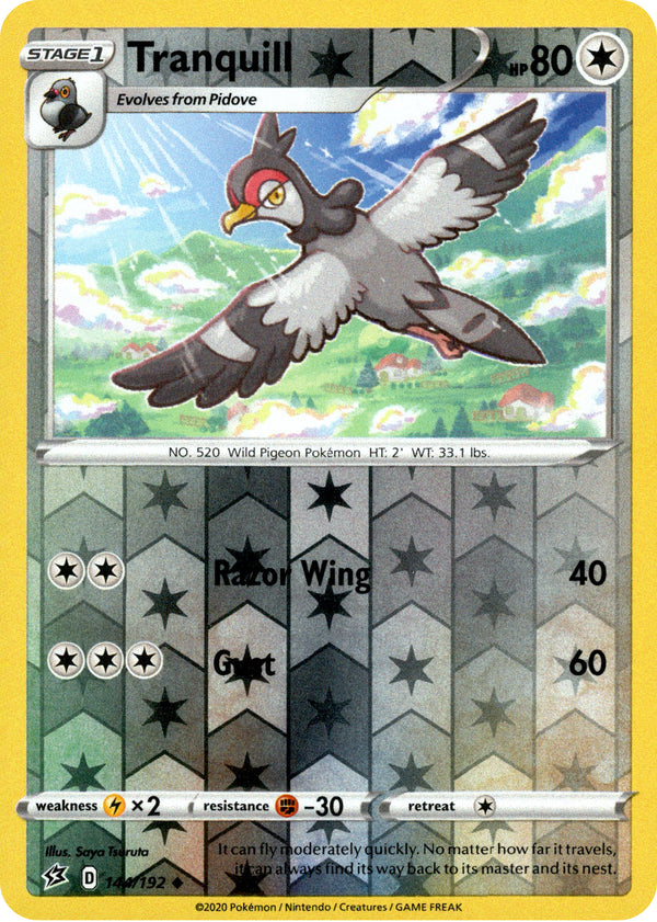 Tranquill - 144/192 - Rebel Clash - Reverse Holo - Card Cavern