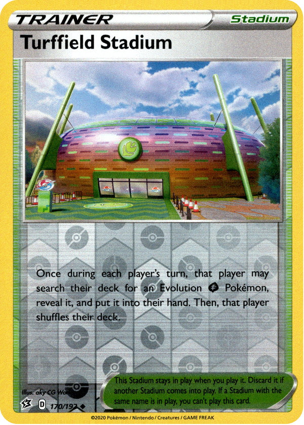 Turffield Stadium - 170/192 - Rebel Clash - Reverse Holo - Card Cavern