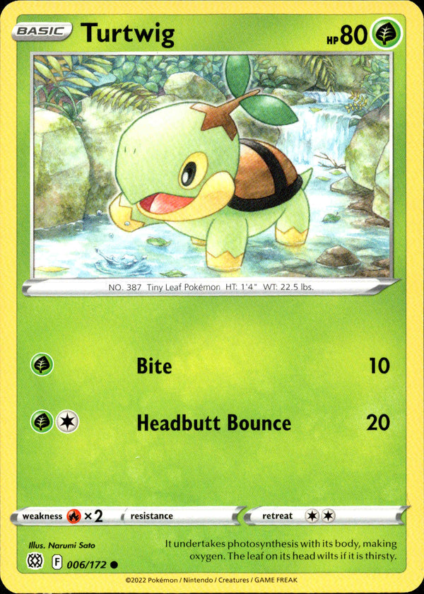 Turtwig - 006/172 - Brilliant Stars - Card Cavern