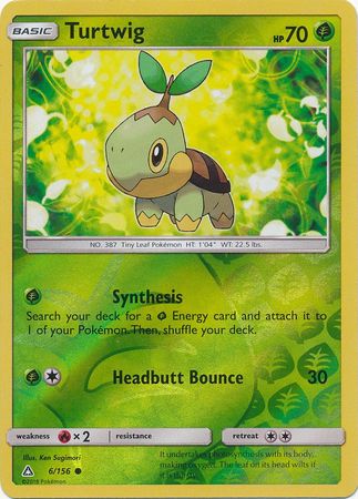 Turtwig - 6/156 - Ultra Prism - Reverse Holo - Card Cavern