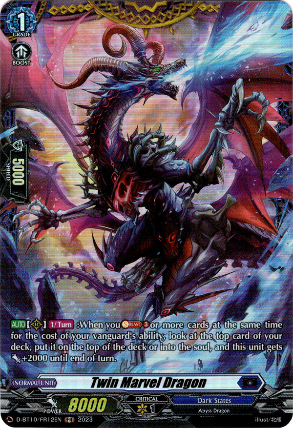 Twin Marvel Dragon - D-BT10/FR12EN - Dragon Masquerade - Card Cavern