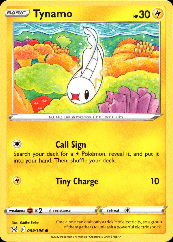 Tynamo - 059/196 - Lost Origin - Card Cavern