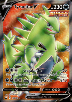 Tyranitar V Full Art - 154/163 - Battle Styles - Card Cavern