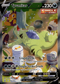 Tyranitar V Alternate Art - 155/163 - Battle Styles - Card Cavern