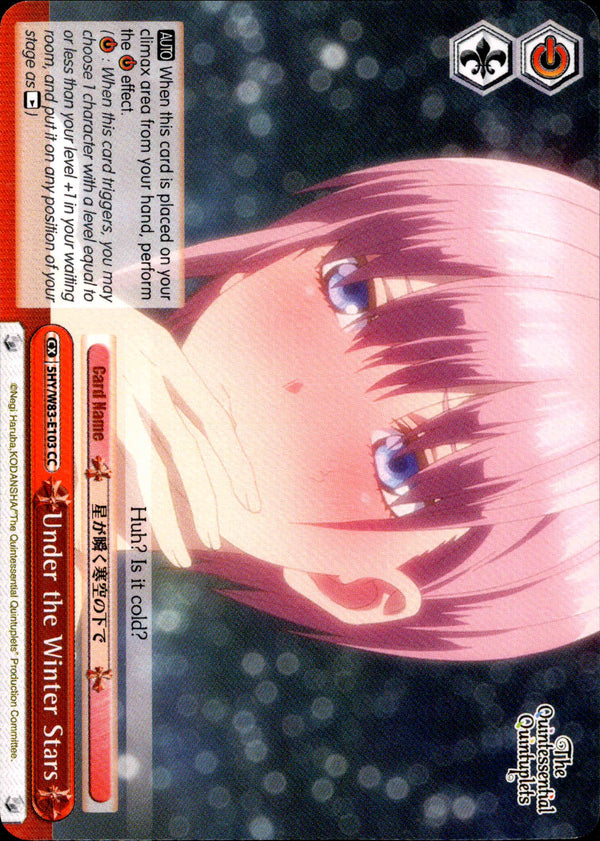 Under the Winter Stars - 5HY/W83-E103 - The Quintessential Quintuplets - Card Cavern