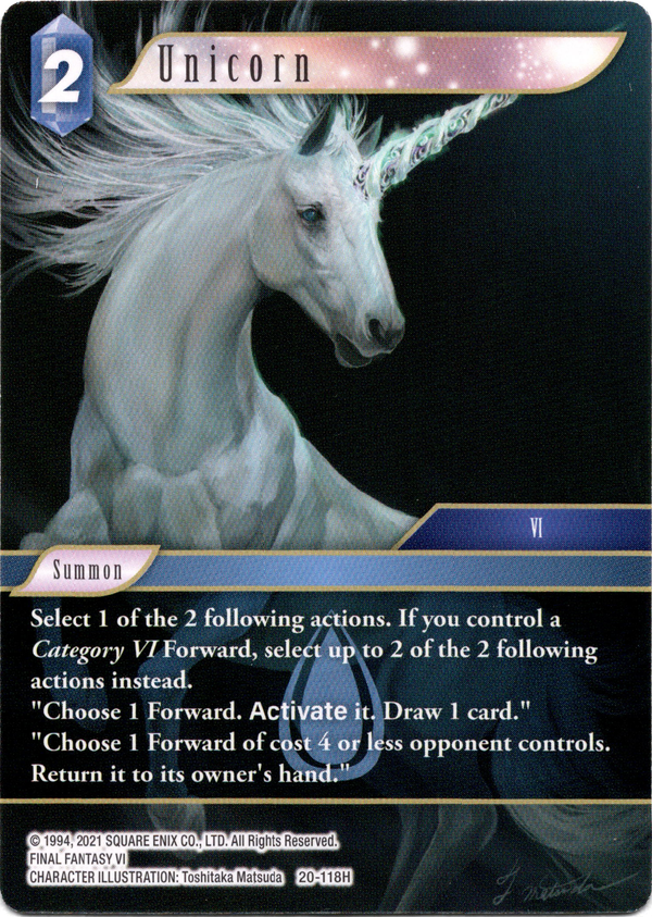 Unicorn - 20-118H - Dawn of Heroes - Card Cavern