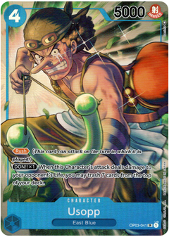 Usopp Alternate Art - OP03-041 SR - Pillars of Strength - Foil - Card Cavern