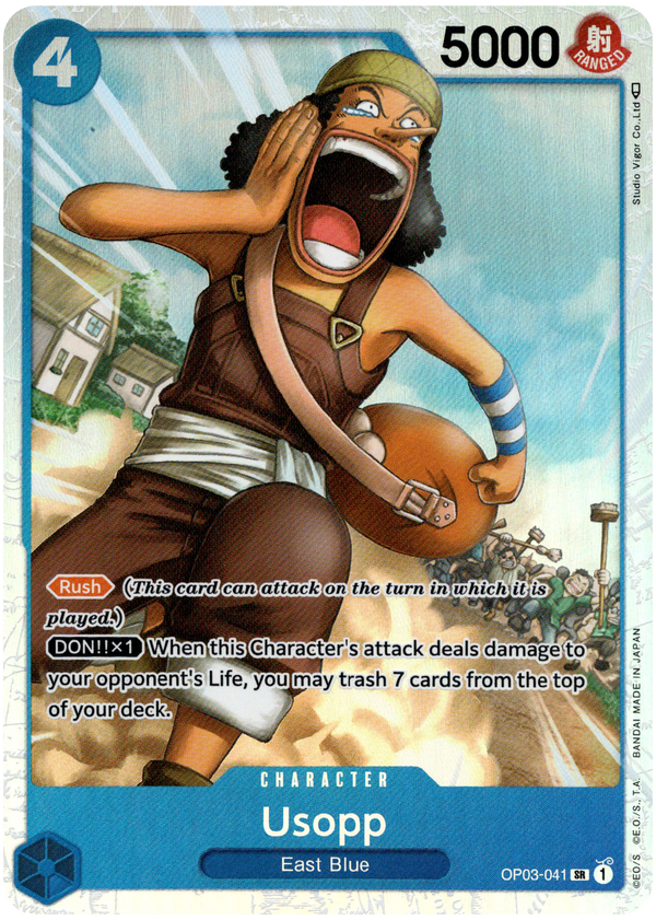 Usopp - OP03-041 SR - Pillars of Strength - Foil - Card Cavern